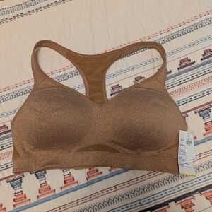 NWT Tan High Impact Sports Bra